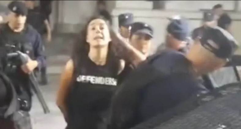 La detenida en la protesta contra San Jorge es una conocida militante de H.I.J.O.S. Mendoza