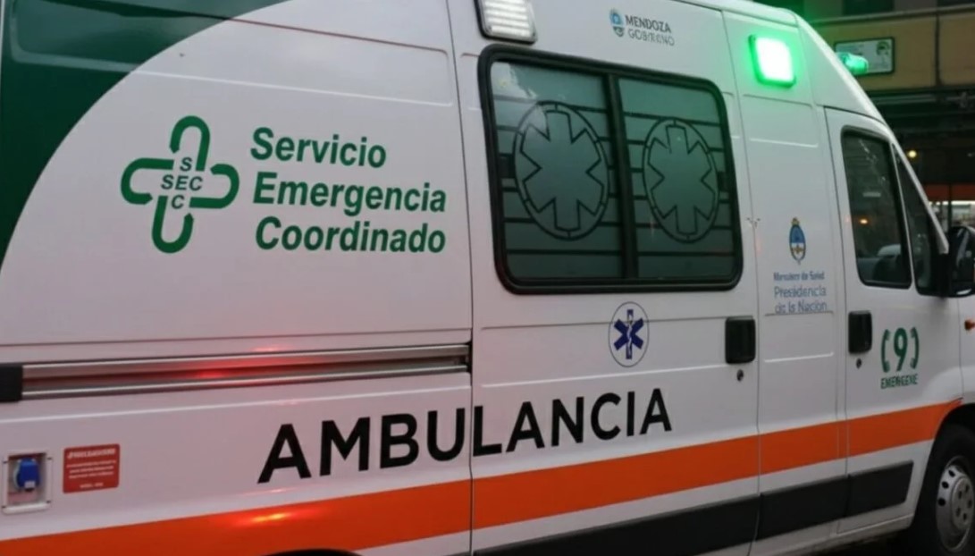 Accidente vial en San Rafael: Joven ciclista con TEC, fractura expuesta y lesión en la arteria femoral