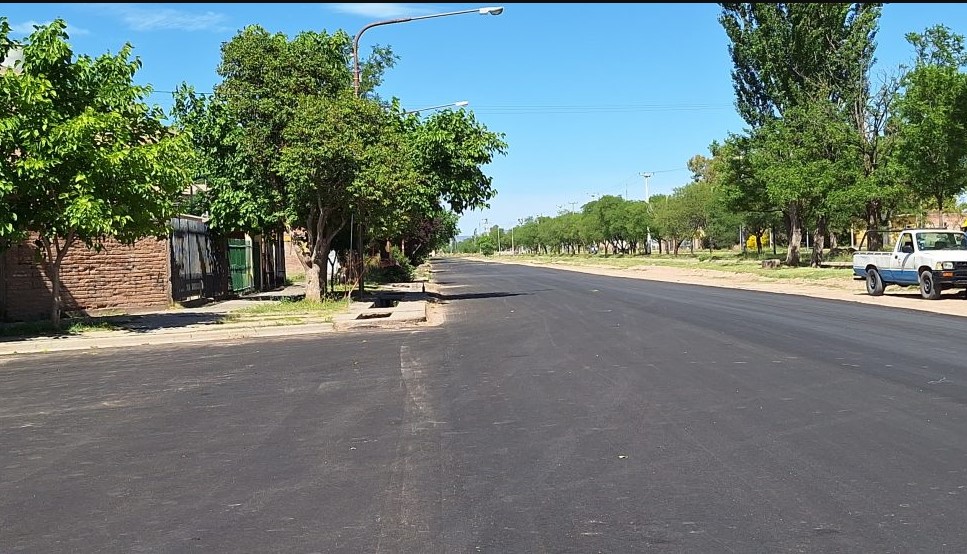 San Rafael: la circunvalación de la avenida Rawson ya cuenta con asfalto nuevo