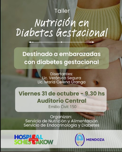 Taller sobre Nutrición en Diabetes Gestacional en el Hospital Schestakow