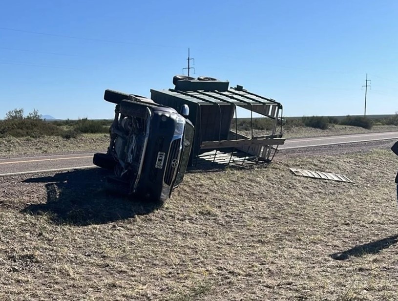 Una camioneta volcó en Ruta 144 en Malargüe: una mujer resultó con lesiones leves