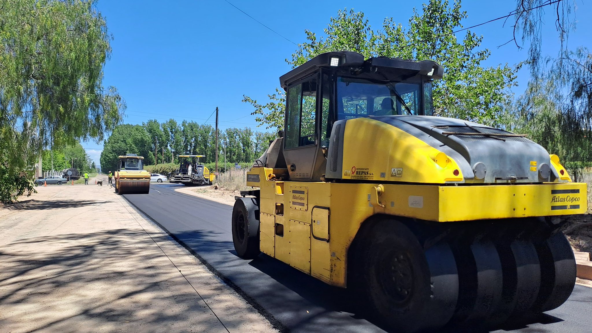 En San Rafael, las obras no se detienen