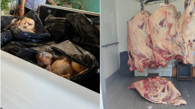 Más de 260 kilos de carne en mal estado fueron decomisados en General Alvear y Guaymallén