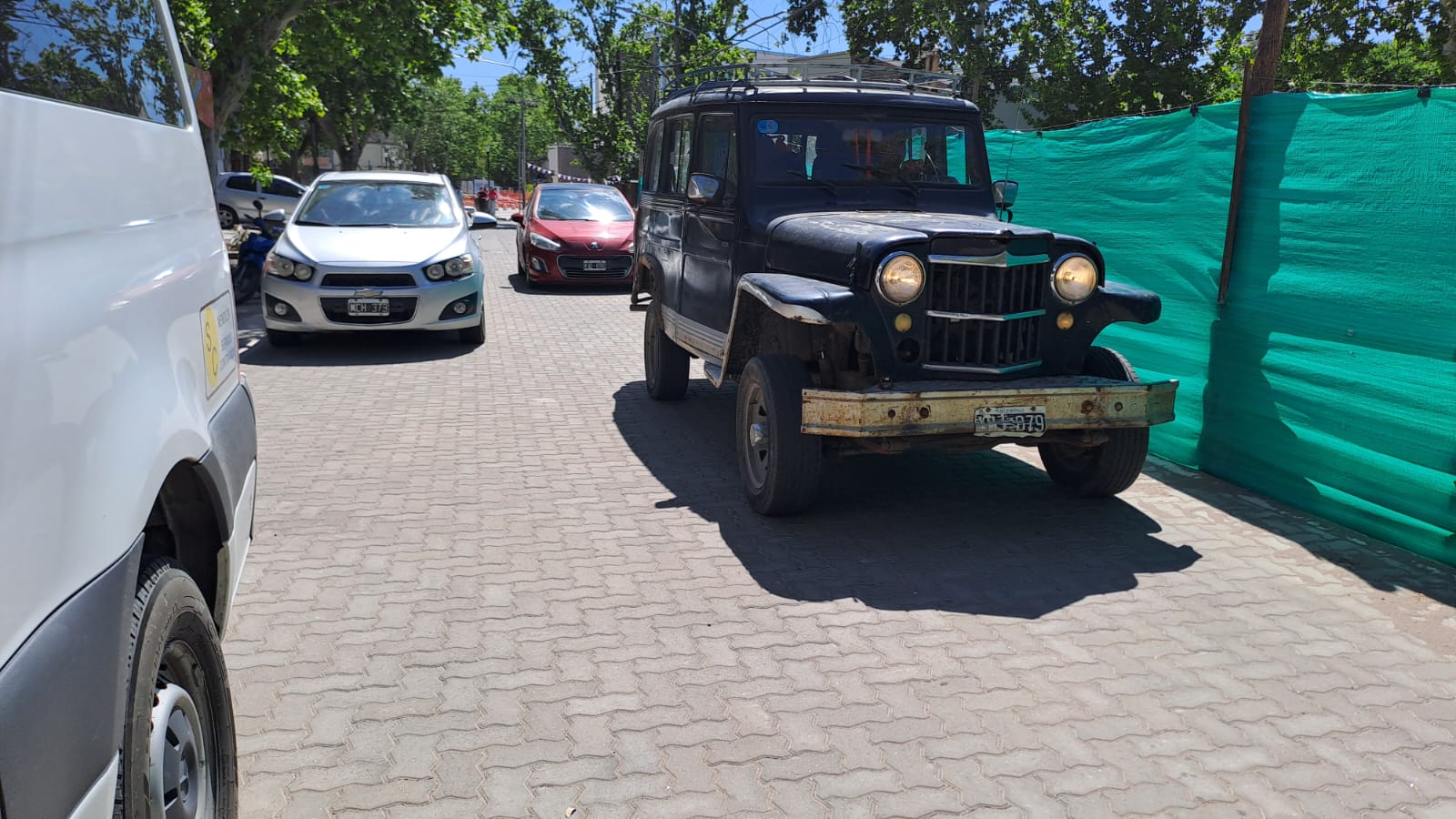 "Ya está habilitada al tránsito vehicular la segunda cuadra de calle Almafuerte."