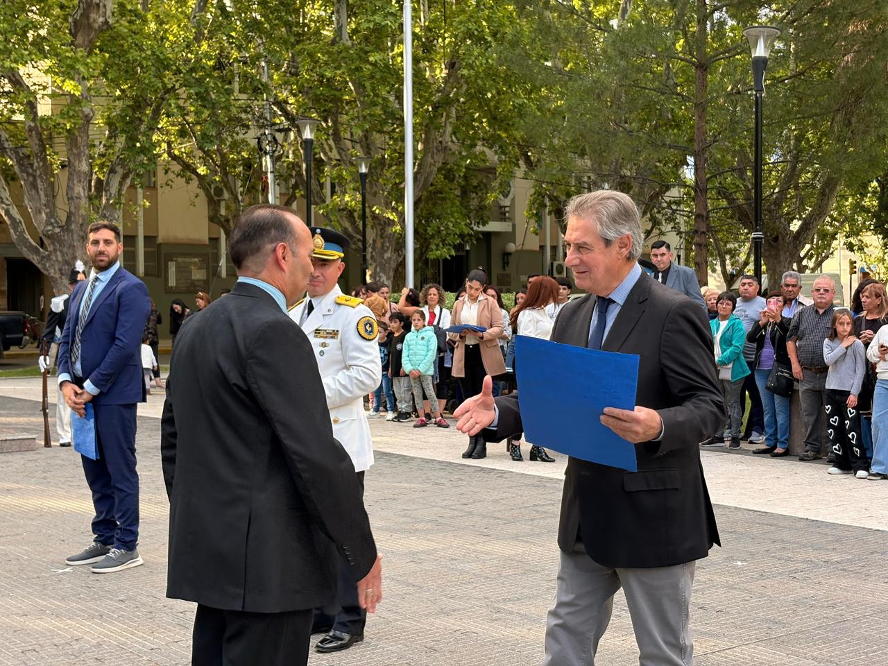 Omar Félix participó del acto aniversario de la Policía Federal