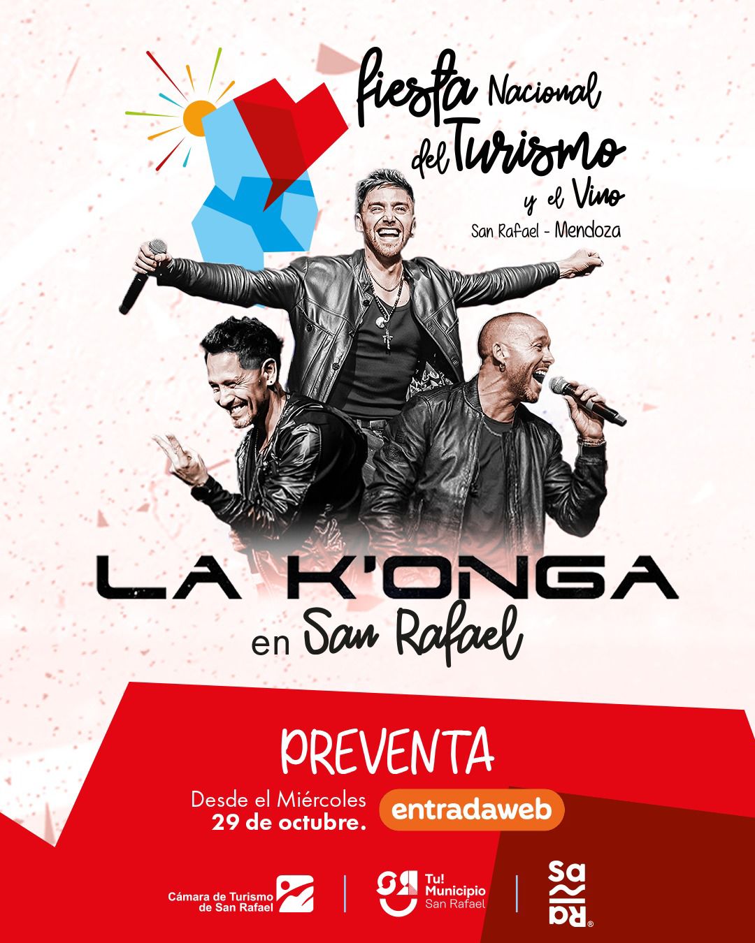 Fiesta del Turismo: furor en la preventa de entradas para ver a "La Konga" en San Rafael