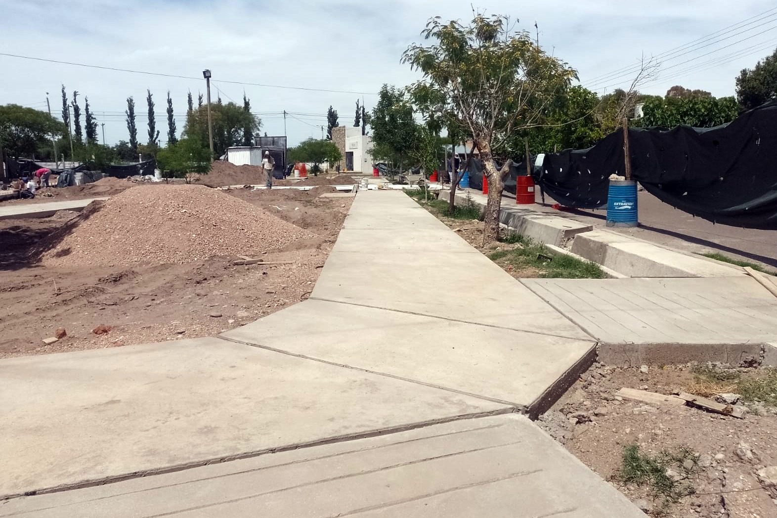 Más y mejores espacios públicos en distritos: Cuadro Nacional, Atuel Norte y Real del Padre