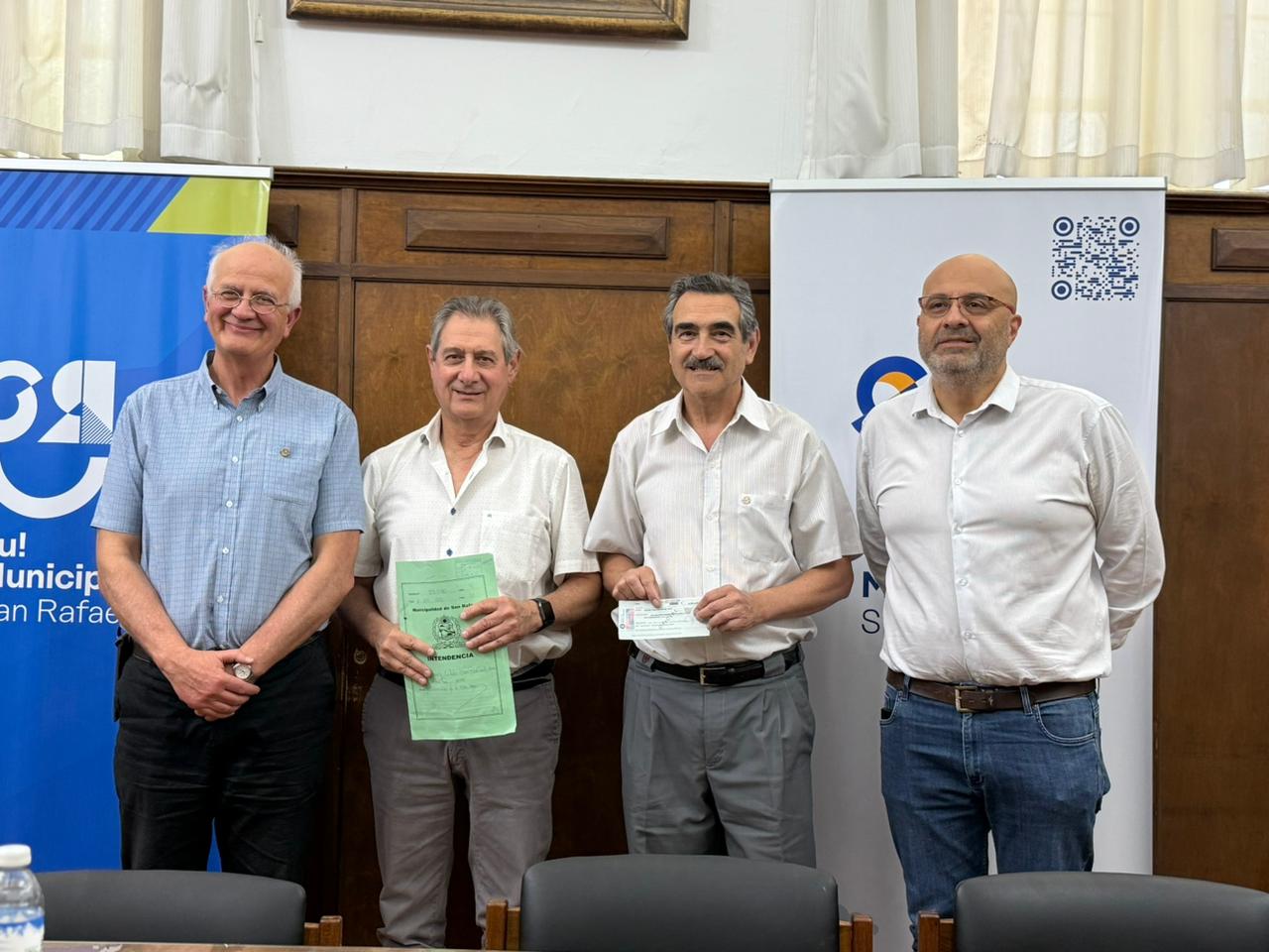 Apoyo del Municipio a los programas solidarios del Rotary Club San Rafael Este