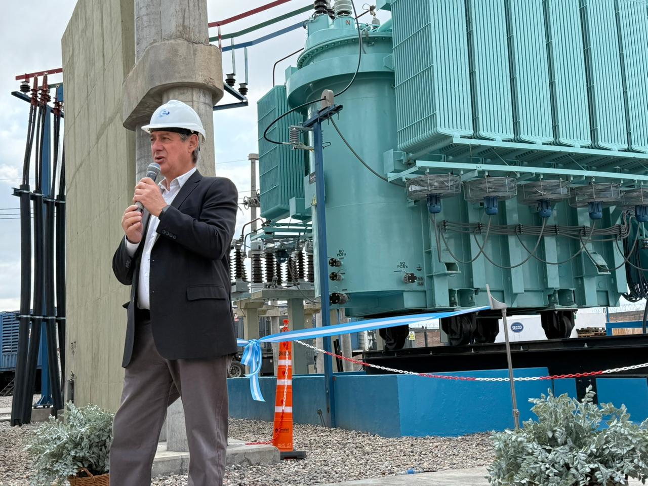 Omar Félix tras la ampliación de la planta transformadora eléctrica: “Empieza a solucionar el atraso en inversión energética”.