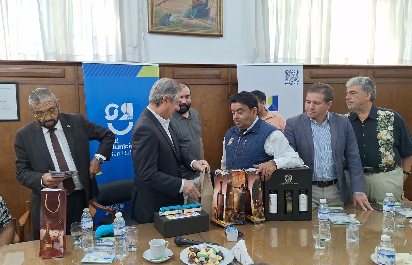 El Municipio de San Rafael firmó un convenio de cooperación con la comuna chilena de Constitución.