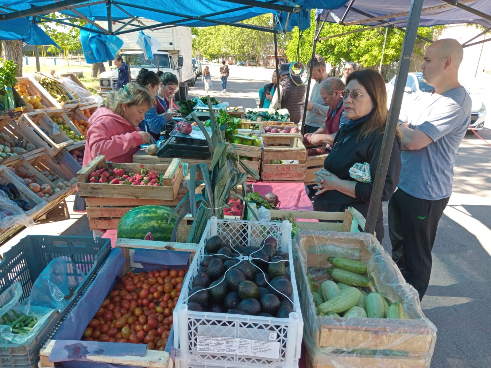 La Feria Franca recibe a la Escuela Martín Güemes de La Llave con todos sus productos