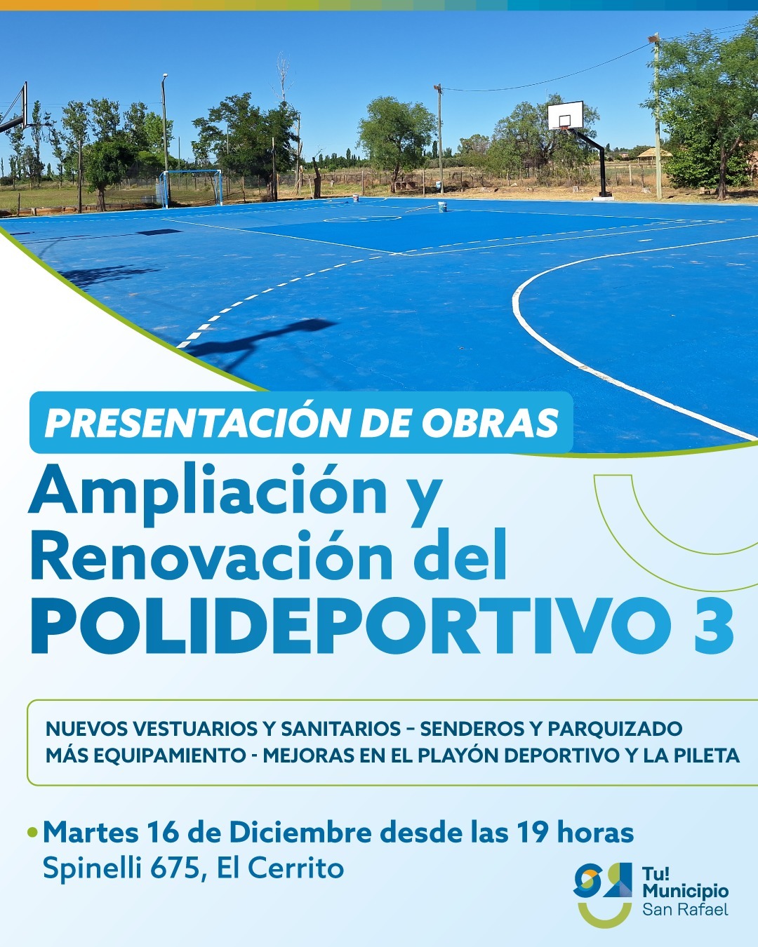 Este martes se inauguran las obras de ampliación y renovación del Poli 3