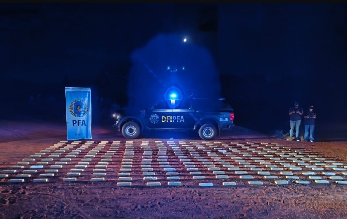 La Policía Federal, en un operativo con drones de última generación, incautó 200 kilos de droga en Misiones