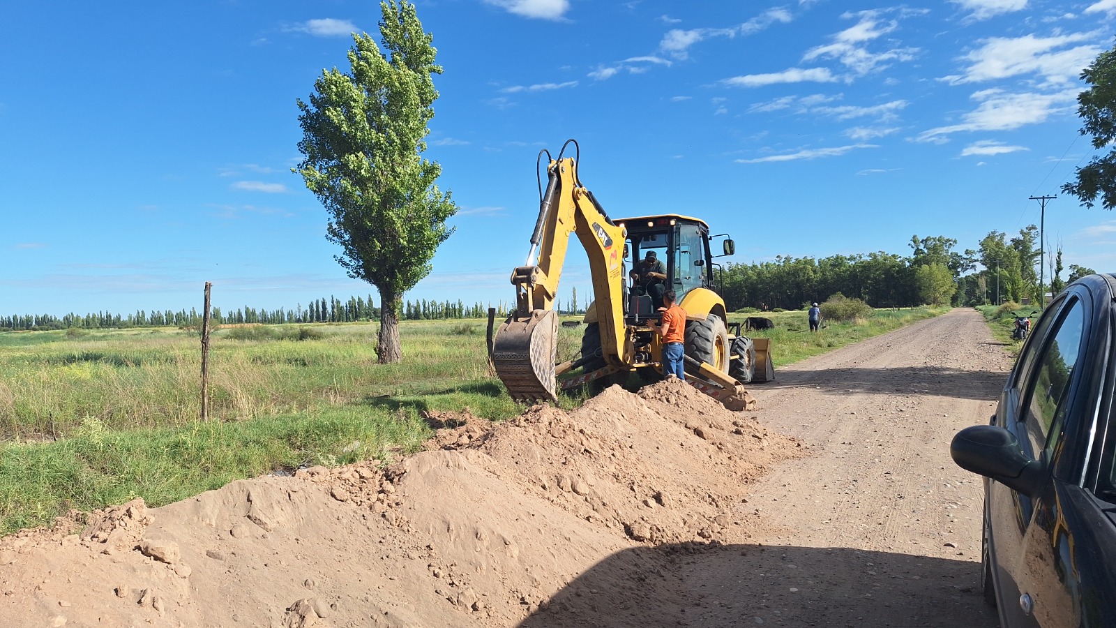 La Izuelina: el municipio extiende 5 kilómetros de red de agua potable para abastecer a 45 familias