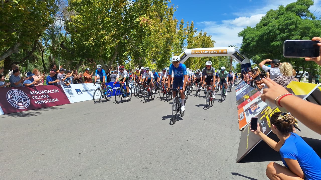 Desde Villa Atuel largó la 2ª etapa de la Vuelta Ciclística de Mendoza