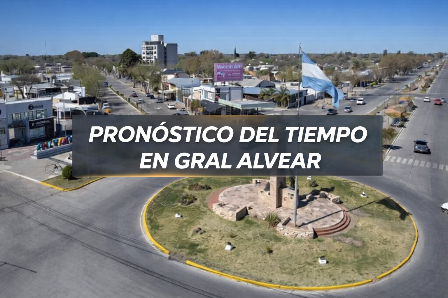 Pronóstico del tiempo en General Alvear 25 de marzo de 2026