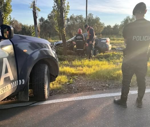 Tragedia en San Rafael: joven de 27 años murió tras chocar contra un árbol en Ruta 143
