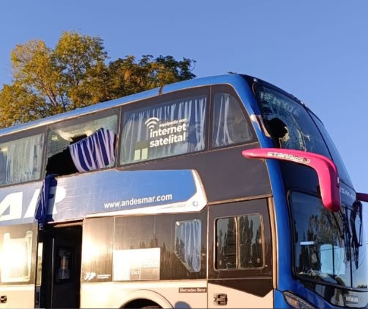 Accidente de un colectivo de Andesmar en ruta hacia San Rafael: hay pasajeros con heridas leves