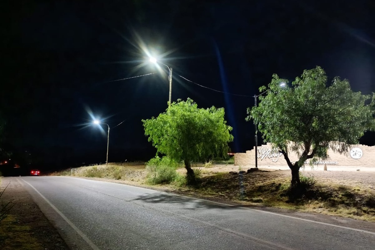 Nuevo “brillo” para el pórtico de ingreso a la Villa 25 de Mayo