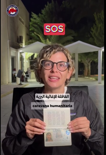 Preocupación por una alvearense detenida en Libia junto a un convoy humanitario rumbo a Gaza