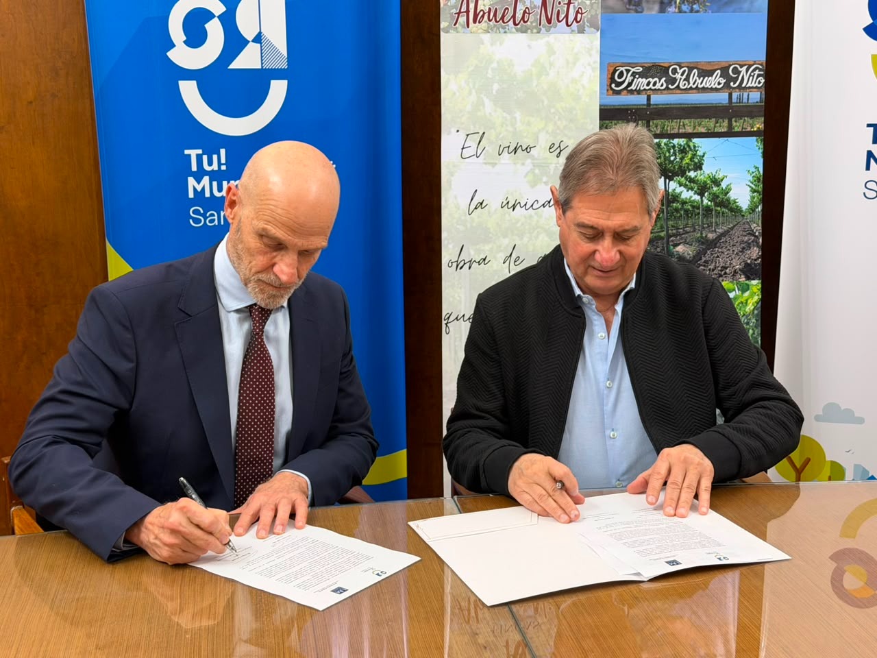 El intendente Omar Félix firmó un acuerdo con la Universidad de Mendoza para que San Rafael sea un polo de realización de posgrados