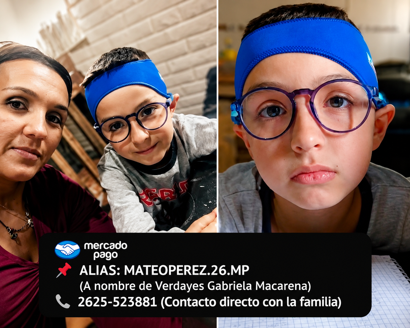 Mateo, el pequeño alvearense que sigue su tratamiento en Mendoza y necesita de la solidaridad de todos