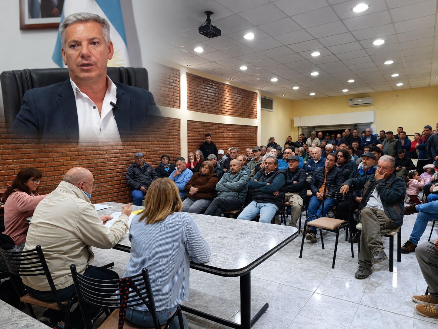 La palabra ya no alcanza: productores de Alvear exigen pruebas a Molero por la lucha antigranizo